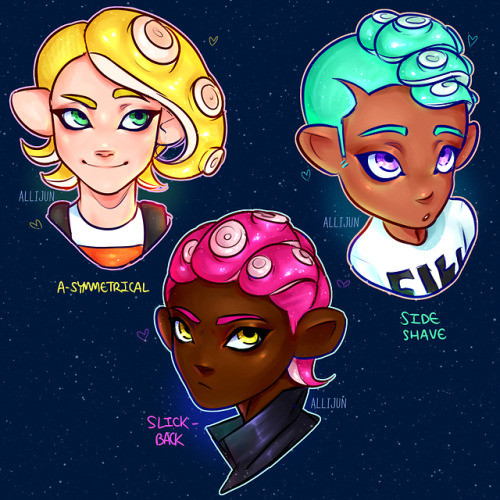 Splatoon 2 Female Hairstyles
 splatoon 2 hairstyles