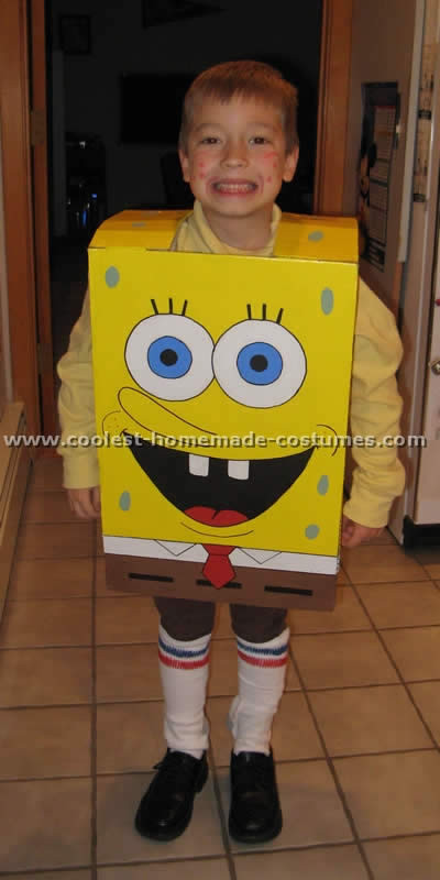 Spongebob DIY Costume
 Coolest Homemade Spongebob Costume Ideas