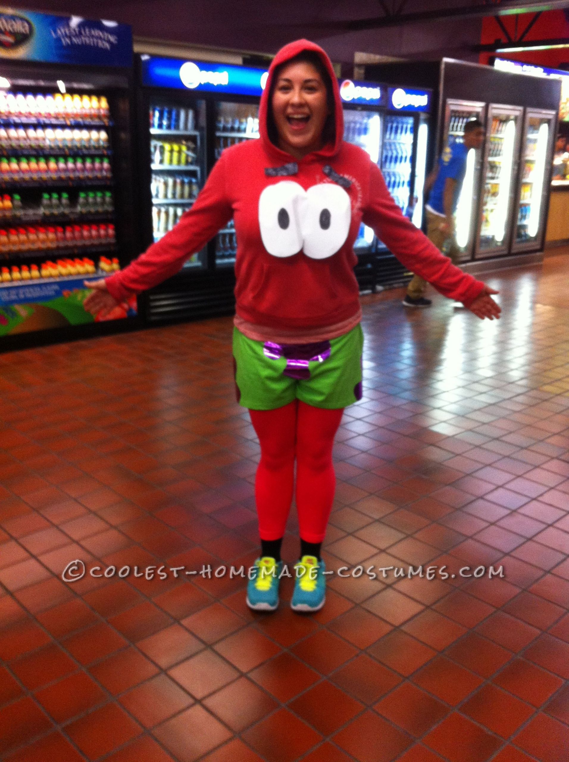 Spongebob DIY Costume
 Funny and Inexpensive DIY Patrick Costume from SpongeBob