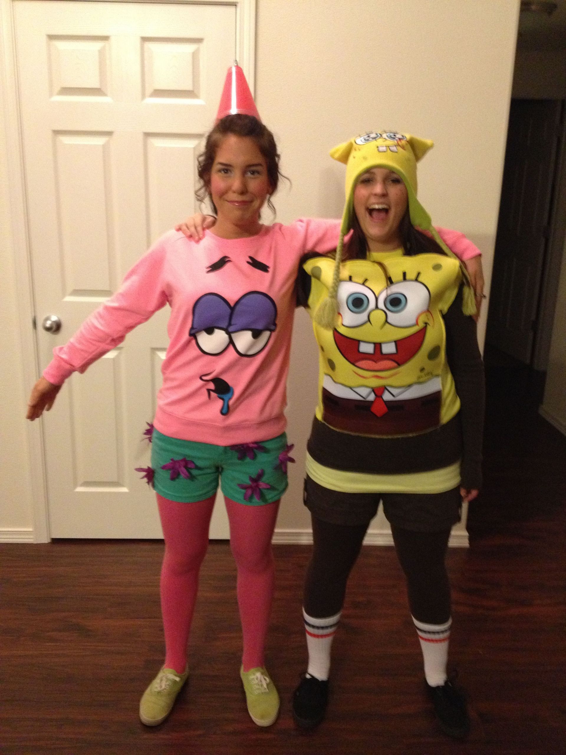 Spongebob DIY Costume
 Spongebob and Patrick costume halloween costume spoton