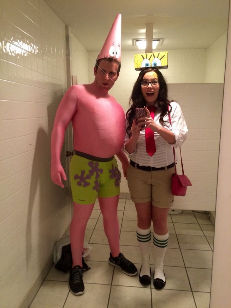 Spongebob DIY Costume
 DIY Spongebob and Patrick Couples Costumes Halloween 2014