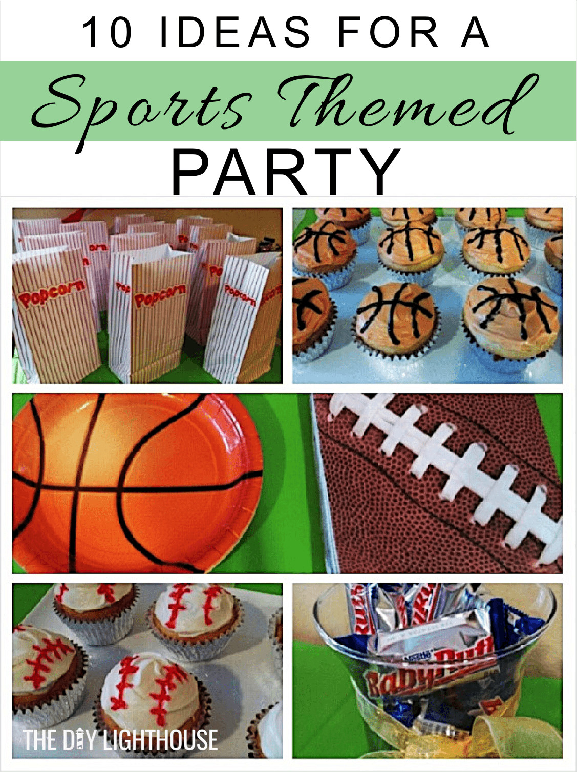Sports Birthday Party Supplies
 10 Ideas for a Sports Themed Party The DIY Lighthouse