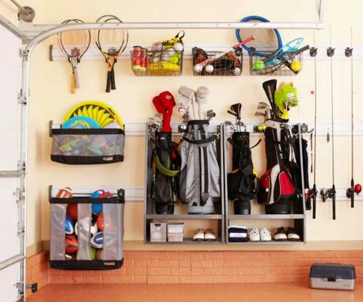 Sports Equipment Organizer For Garage
 Golf Bag & sports equipment storage