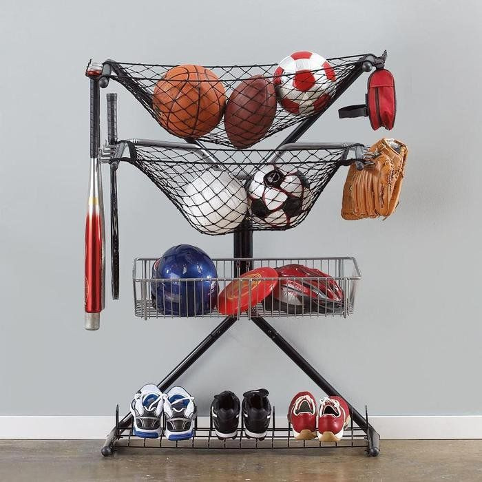 Sports Equipment Organizer For Garage
 Sports Equipment Storage X Rack