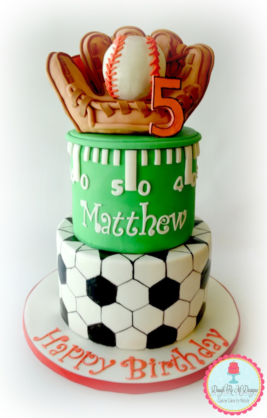 Sports Themed Birthday Cakes
 Sports Theme Birthday Cake CakeCentral