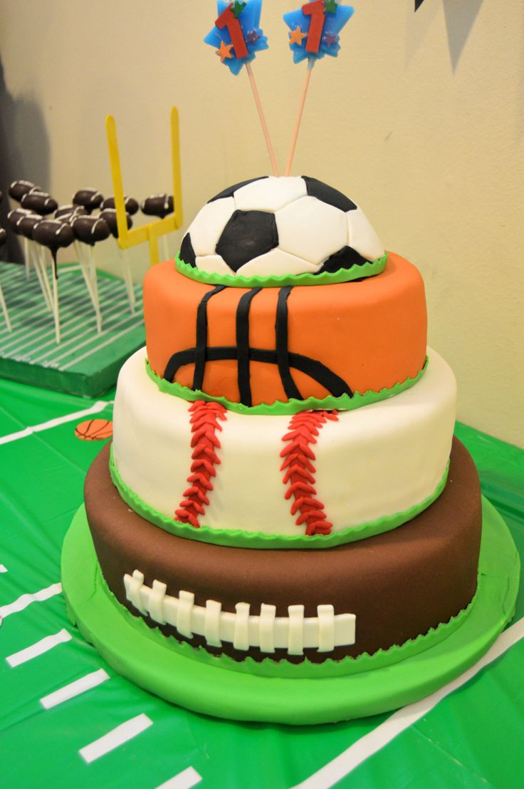 Sports Themed Birthday Cakes
 Sport Birthday Cakes