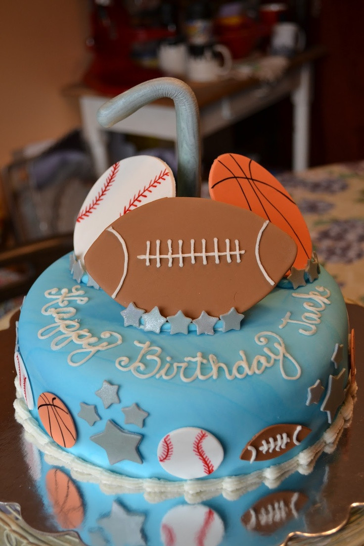 Sports Themed Birthday Cakes
 36 best images about Sports themed birthday cakes on