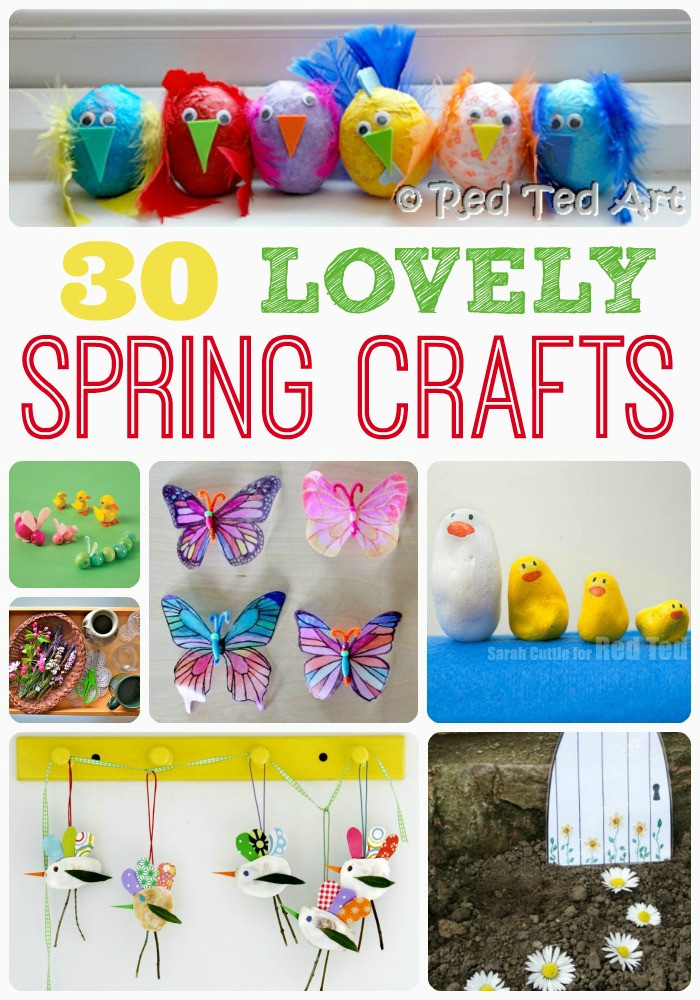 Spring Art Activities For Toddlers
 Spring Craft Ideas Red Ted Art s Blog