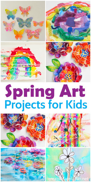Spring Art Activities For Toddlers
 Beautiful Spring Art Projects for Kids Creative Family Fun