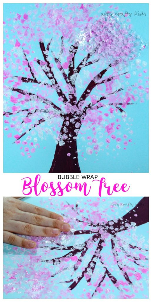 Spring Art And Craft Activities For Toddlers
 Bubble Wrap Spring Blossom Tree Arty Crafty Kids