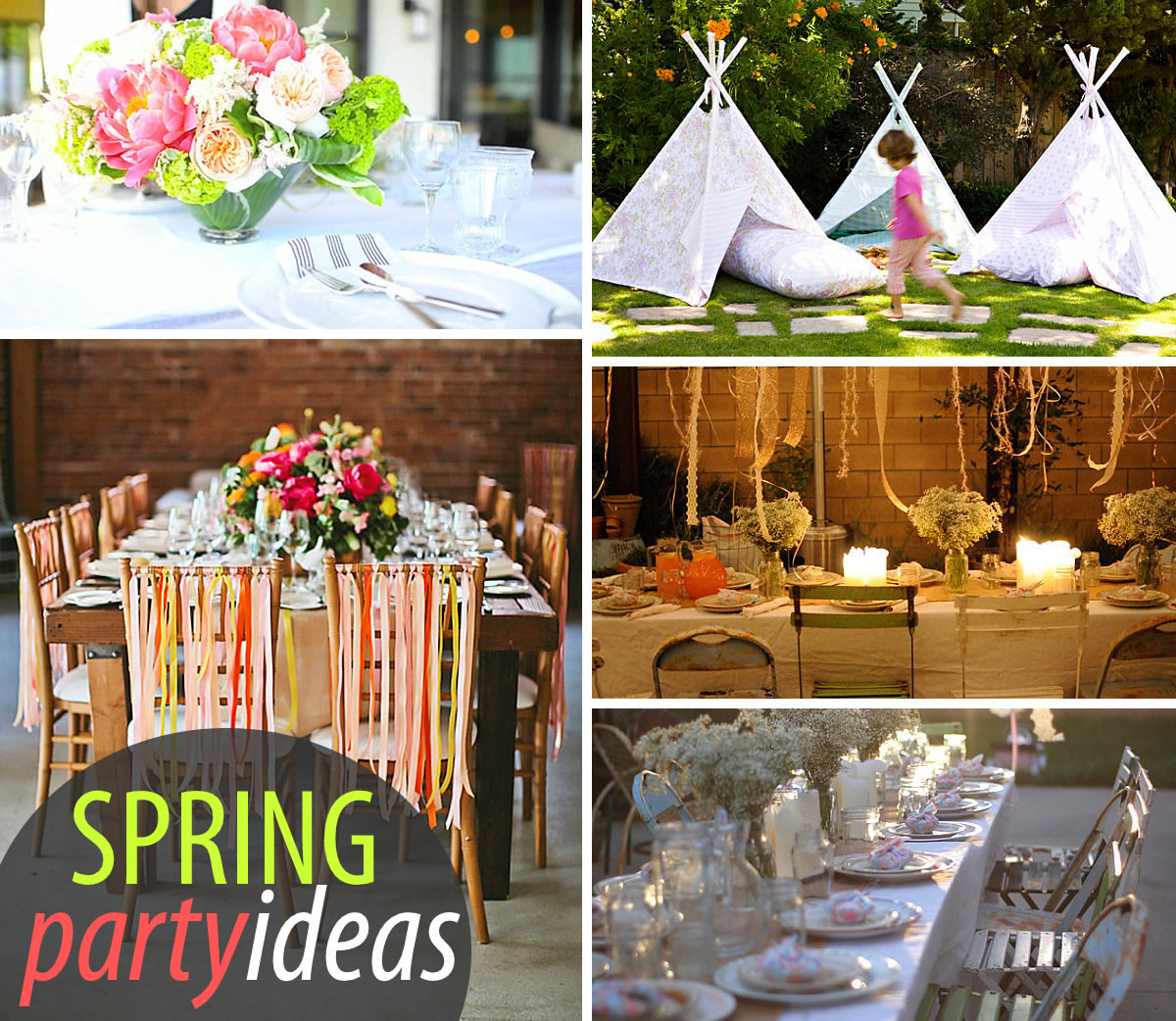 Spring Birthday Party Ideas
 20 Colorful Spring Party Ideas