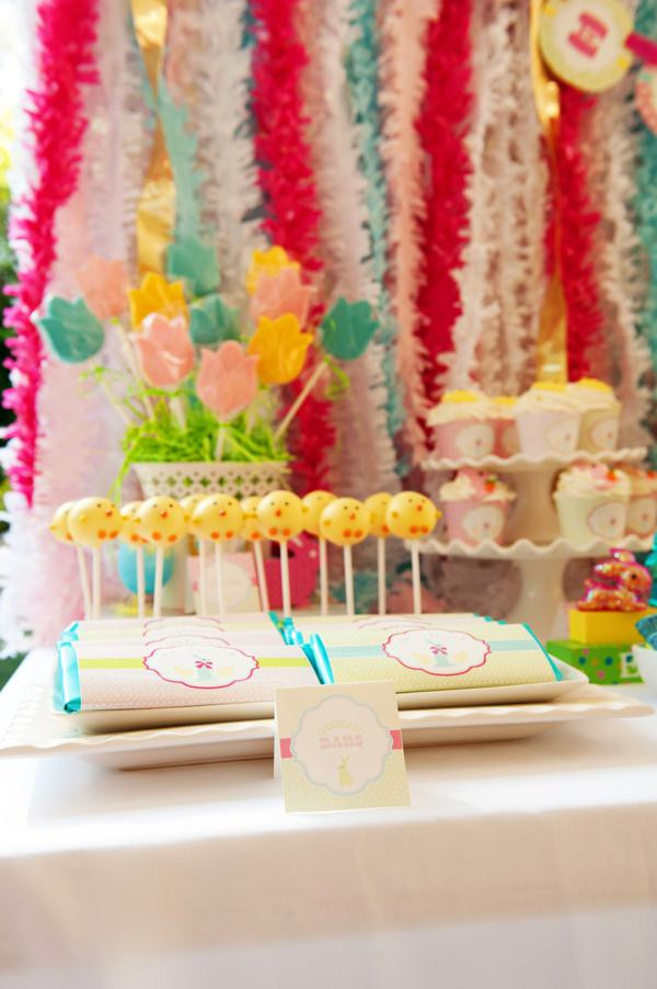 Spring Birthday Party Ideas
 Kara s Party Ideas Classic Pastel Boy Girl Easter Bunny