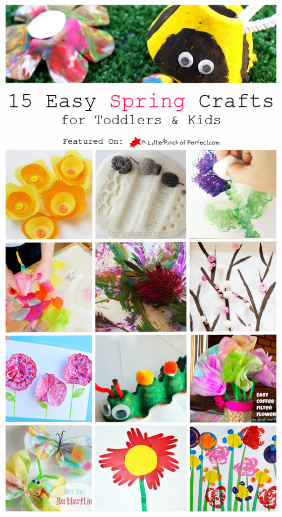 Spring Crafts For Toddlers
 15 Easy Spring Crafts for Toddlers & Kids