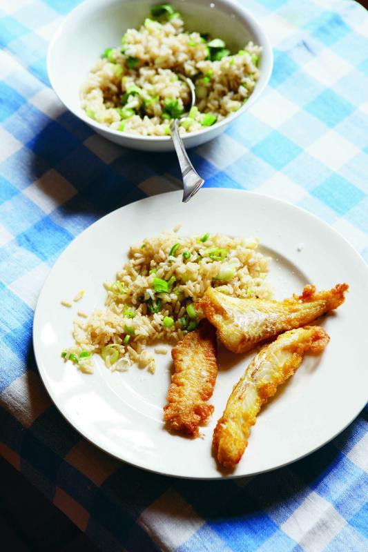 Spring Fish Recipes
 Eggy fish fingers with spring onion rice