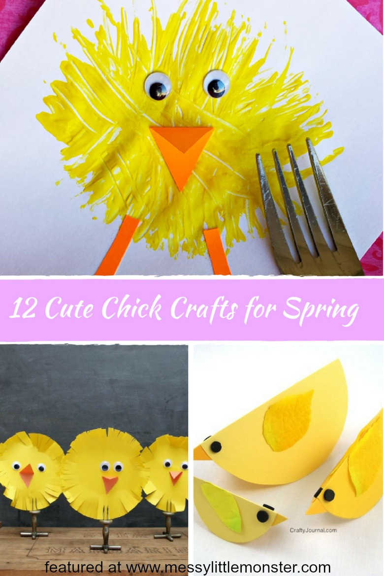 Spring Ideas For Toddlers
 Cute Chick Crafts for Spring Messy Little Monster
