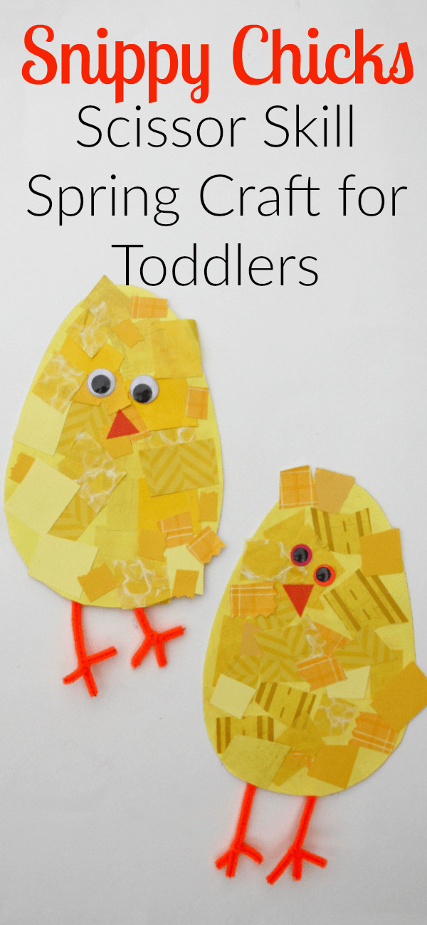 Spring Ideas For Toddlers
 Snippy Chicks Scissor Skill Spring Craft for Toddlers I
