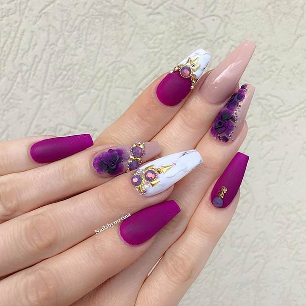 Spring Nail Designs
 21 Gorgeous Floral Nail Designs for Spring