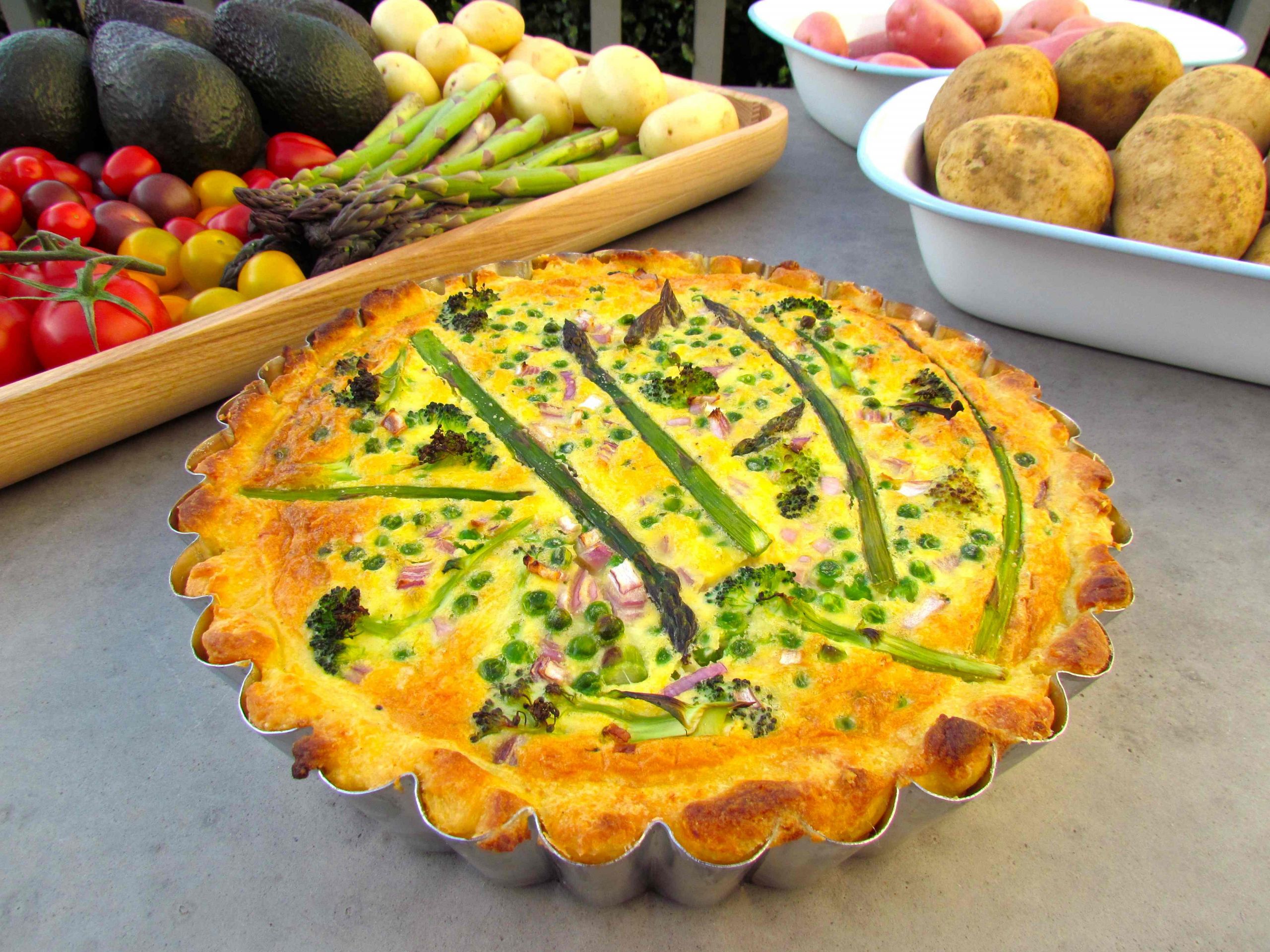Spring Pie Recipes
 Spring Ve able Pie with Potato Crust Pastry