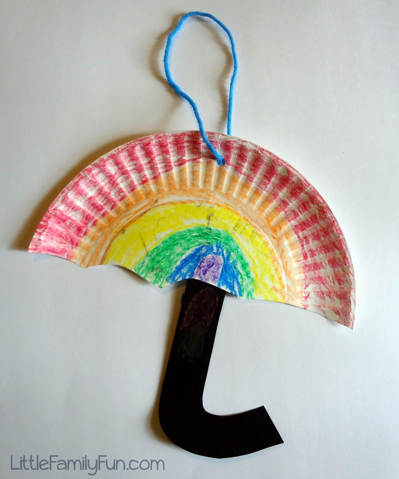Springtime Crafts For Toddlers
 Paper Plate Umbrellas Spring Craft for Kids