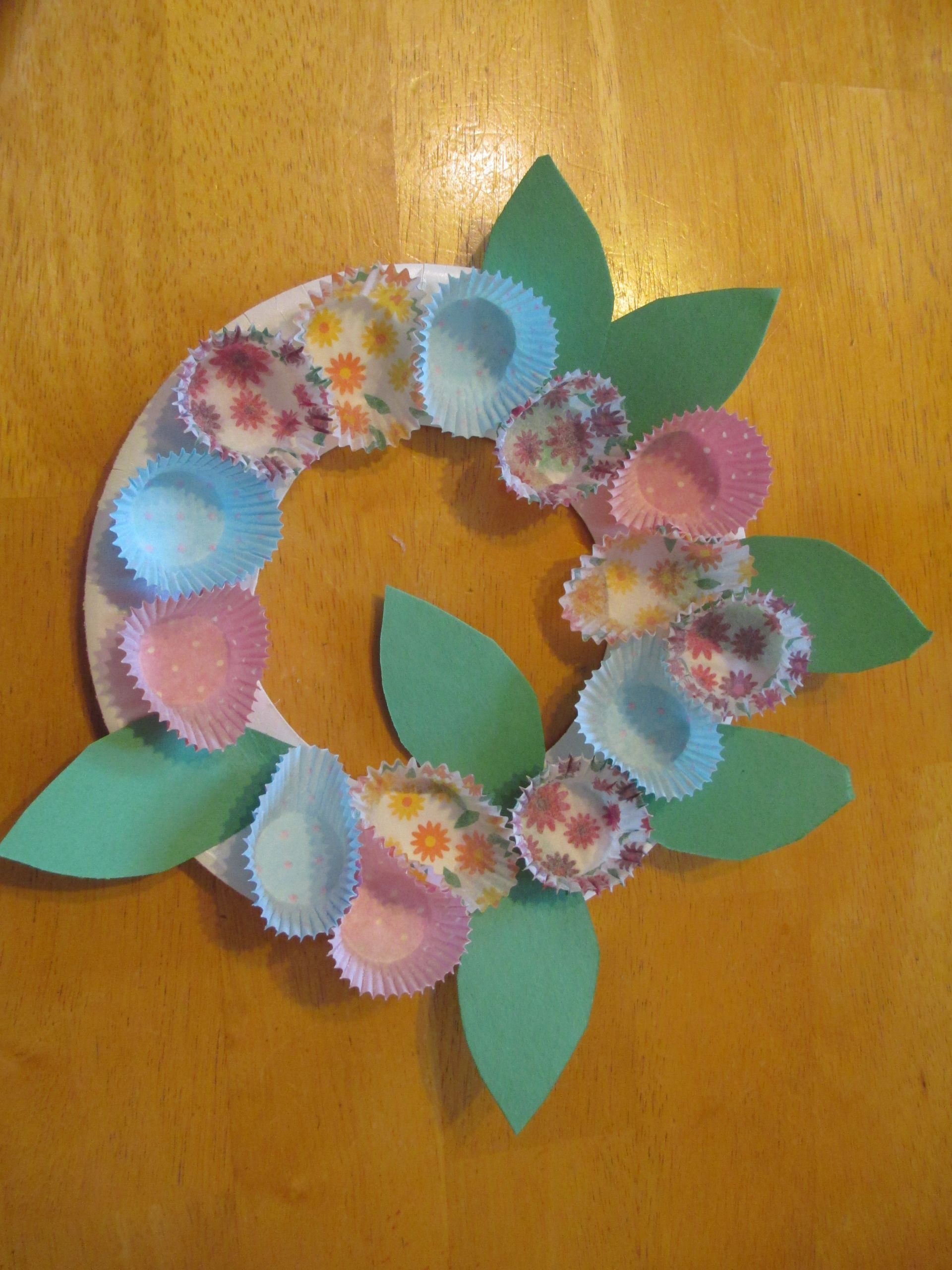 Springtime Crafts For Toddlers
 spring wreath craft for kids