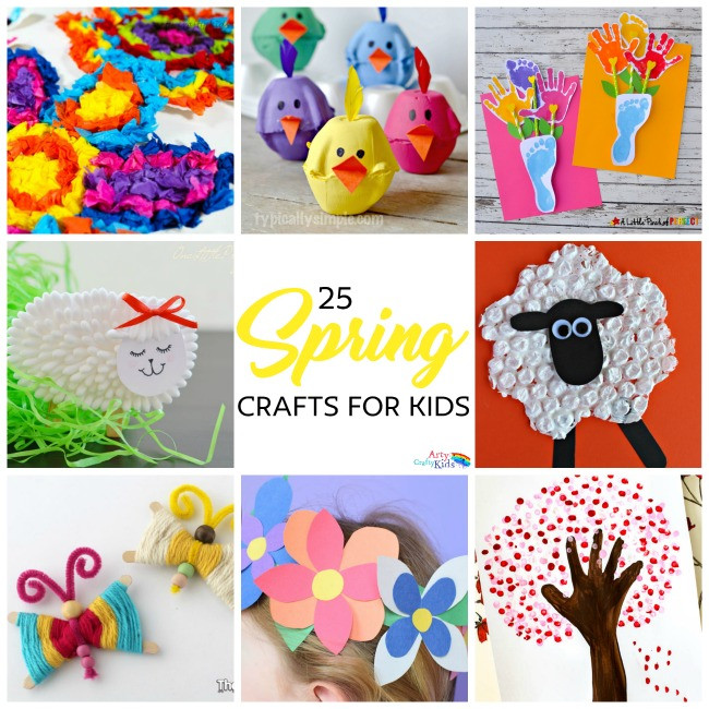 Springtime Crafts For Toddlers
 Easy Spring Crafts for Kids Arty Crafty Kids