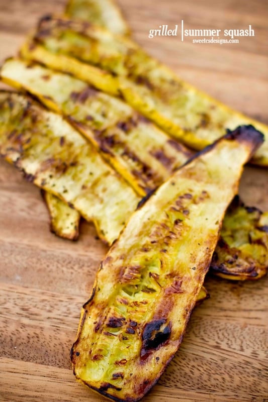 Squash On The Grill
 Easy Grilled Yellow Squash Sweet C s Designs