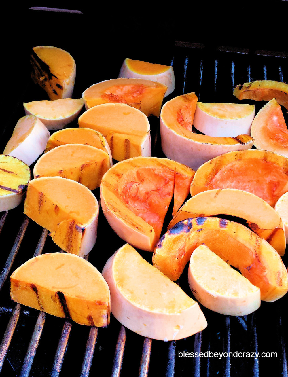 Squash On The Grill
 Grilled Butternut Squash
