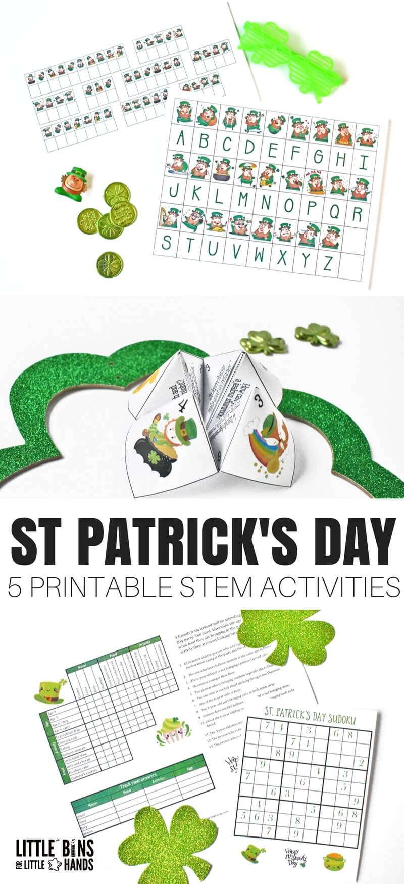 St Patrick Day Activities
 Printable St Patricks Day STEM Activities for Kids FREE