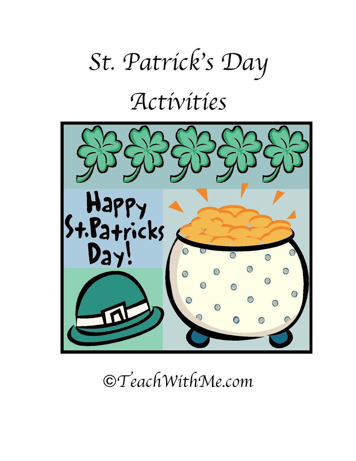 St Patrick Day Activities
 St Patrick s Day Activities Classroom Freebies
