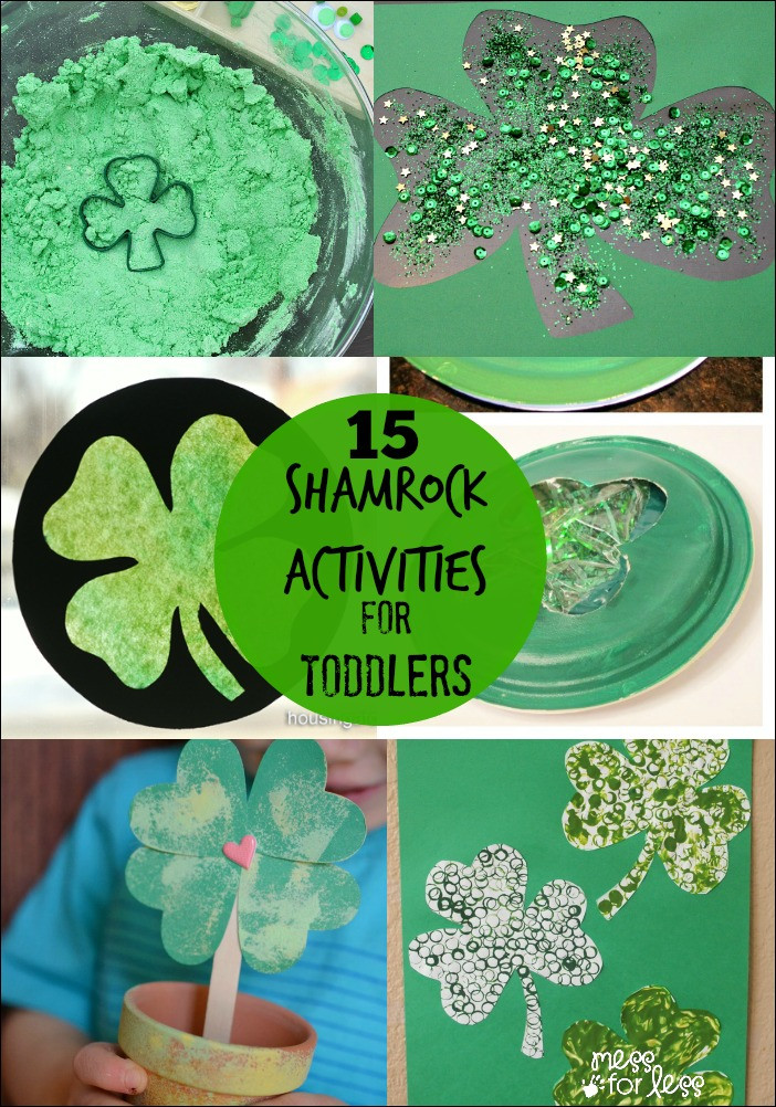 St Patrick Day Activities For Toddlers
 15 Shamrock Activities for Toddlers Mess for Less