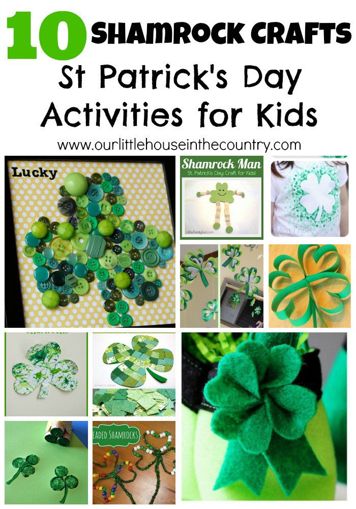 St Patrick Day Activities For Toddlers
 St Patrick’s Day Shamrock Crafts for Kids