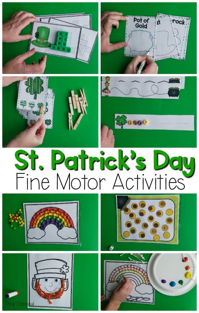 St Patrick Day Activities
 St Patrick s Day Fine Motor Activities