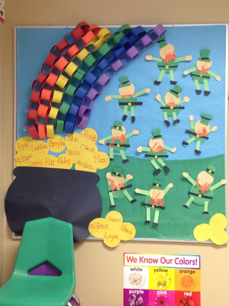 St Patrick Day Bulletin Board Ideas
 St Patrick’s Day bulletin board – Preschoolplanet