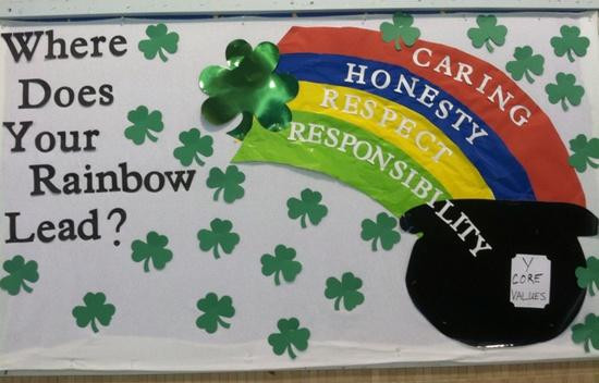 St Patrick Day Bulletin Board Ideas
 Where Does Your Rainbow Lead St Patrick s Day Bulletin