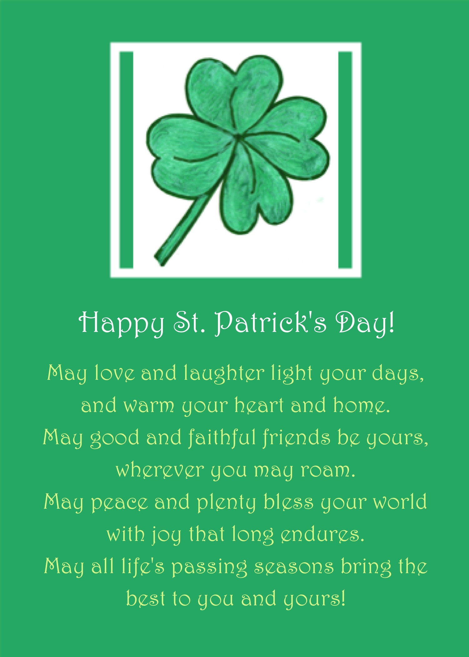 St Patrick Day Quotes Blessings
 Irish Blessings for a Happy St Patrick’s Day