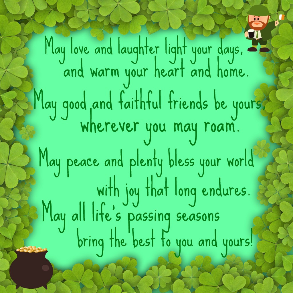 St Patrick Day Quotes Blessings
 St Patricks Day Blessings Quotes QuotesGram