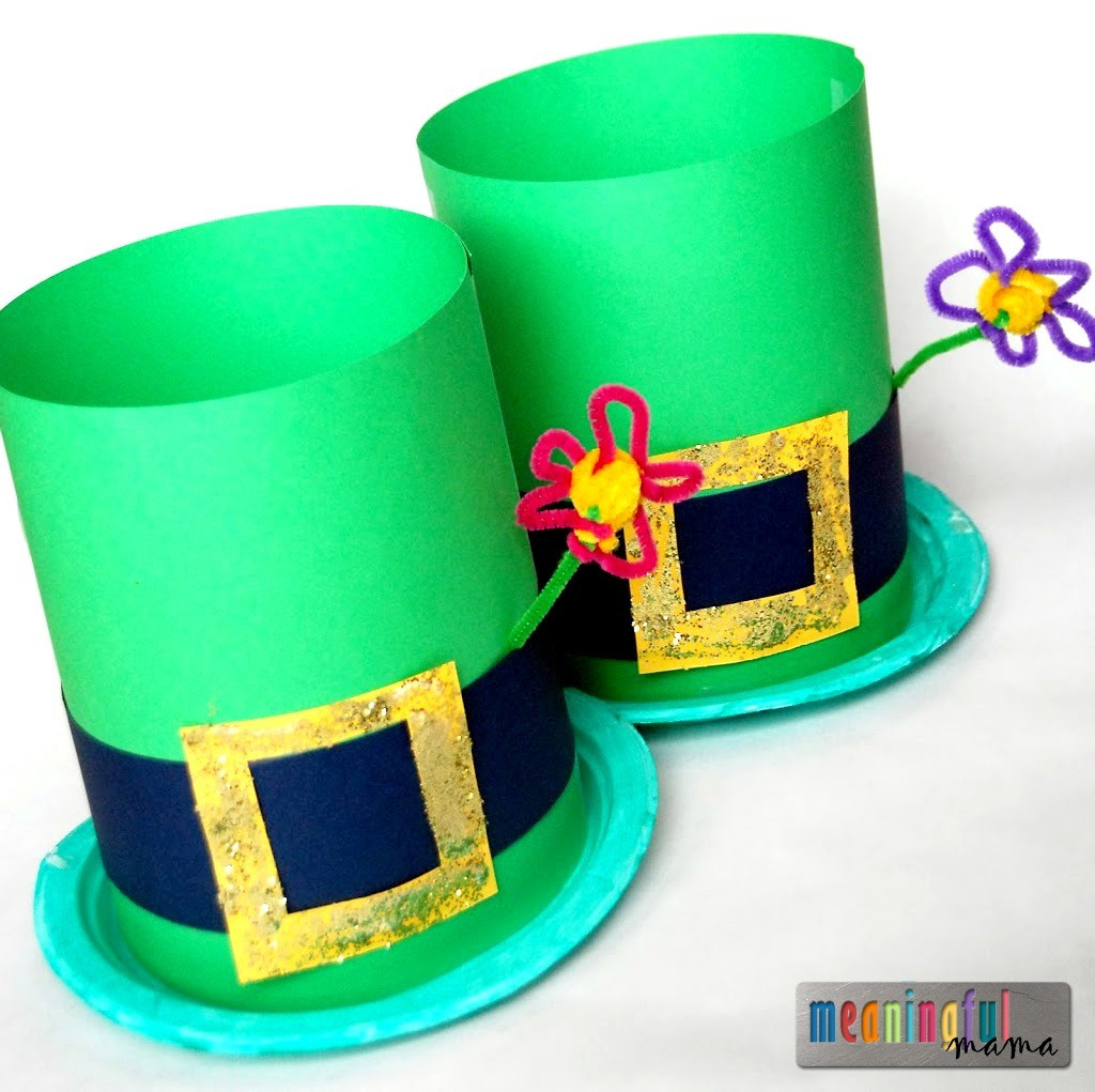 St Patrick's Day Hat Craft
 20 Colorful St Patrick s Day Crafts HoneyBear Lane