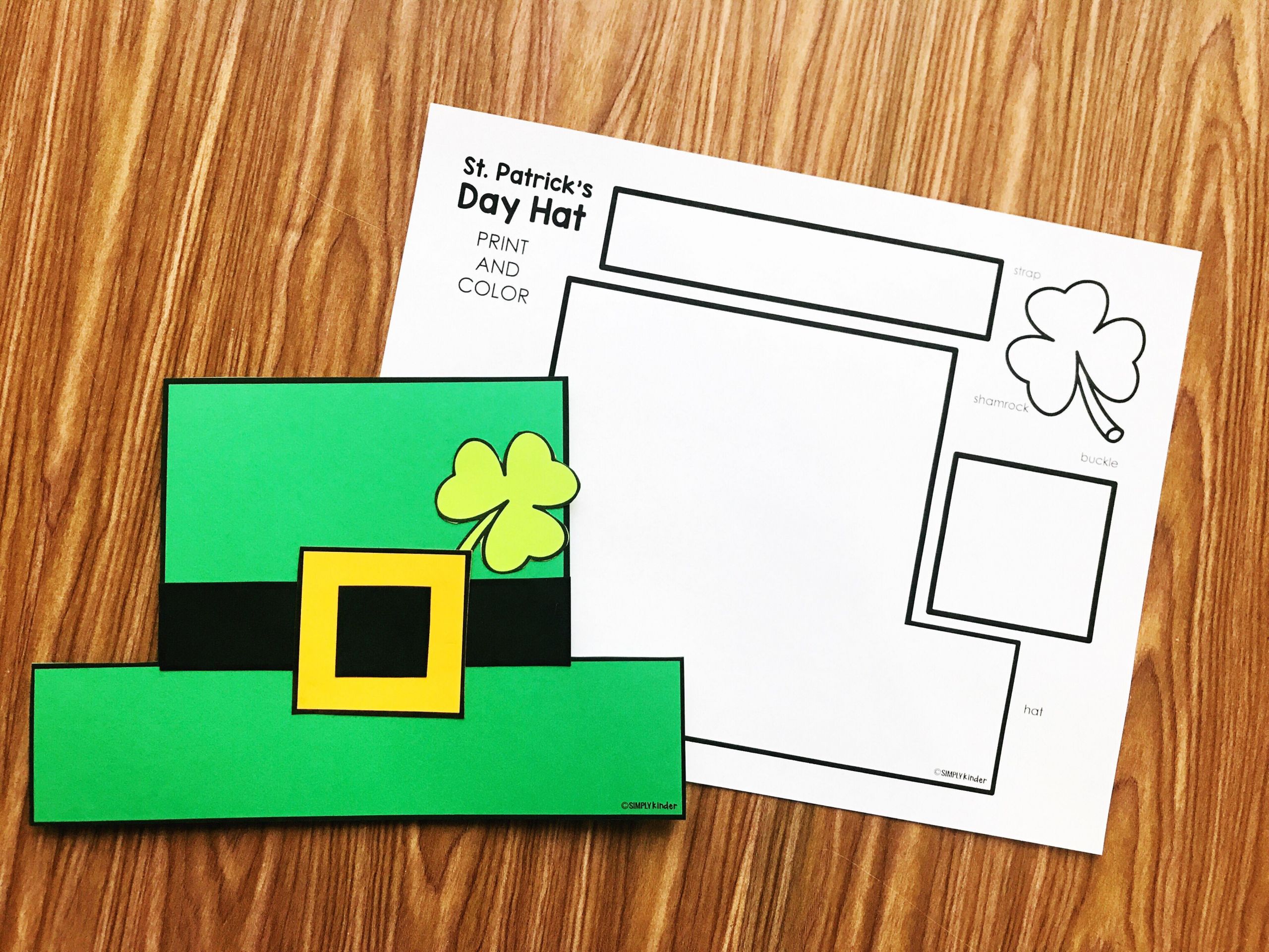 St Patrick's Day Hat Craft
 Free St Patrick s Day Hat Simply Kinder
