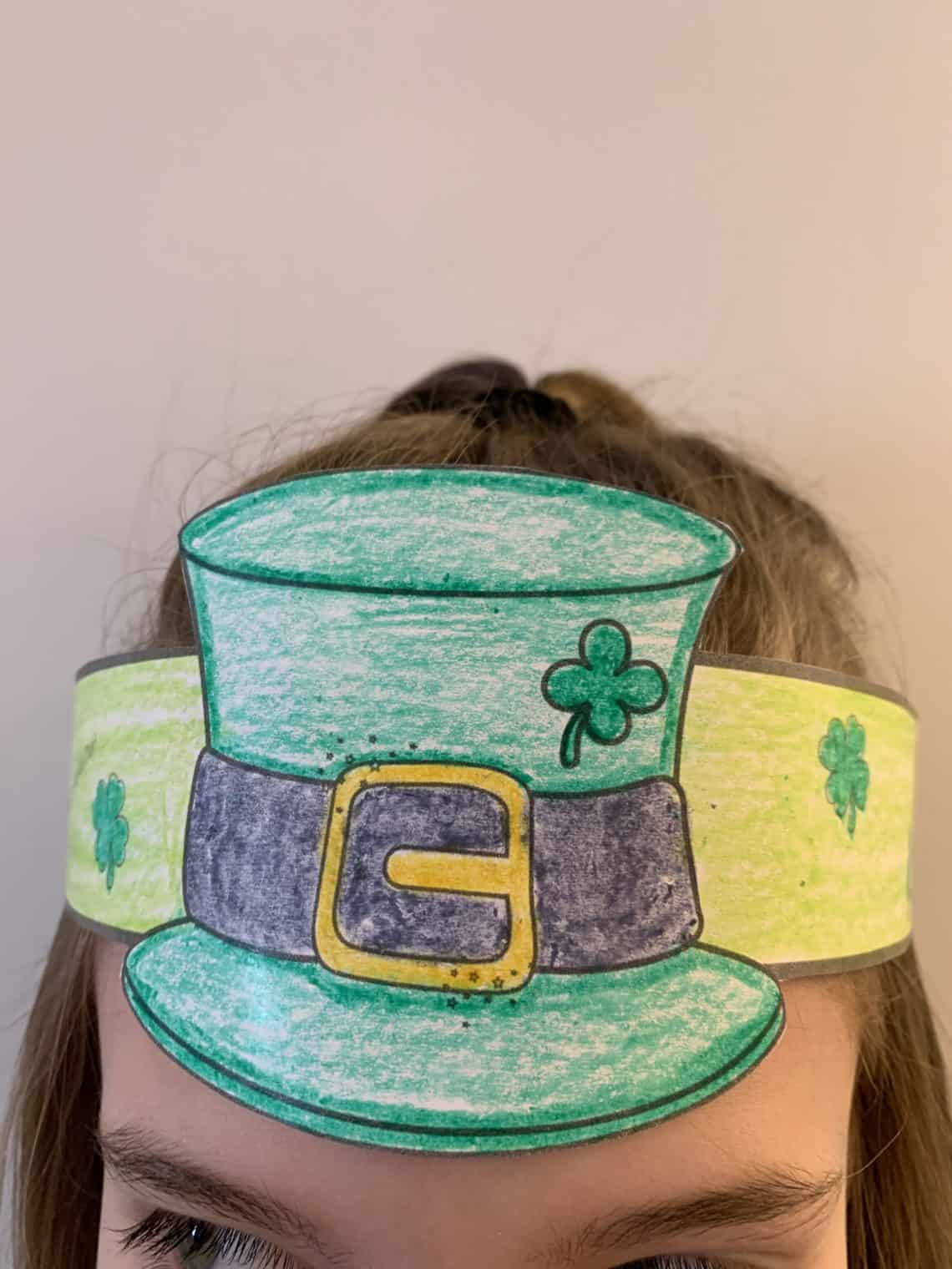 St Patrick's Day Hat Craft
 Simple St Patrick s Day Leprechaun Hat Coloring Craft