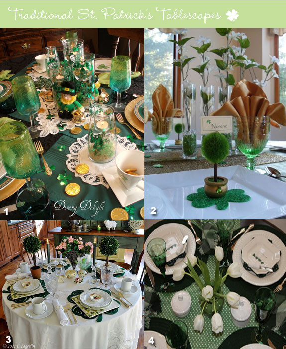 St Patrick's Day Wedding Ideas
 Gorgeous St Patrick s Day Tablescapes for a Wedding Party