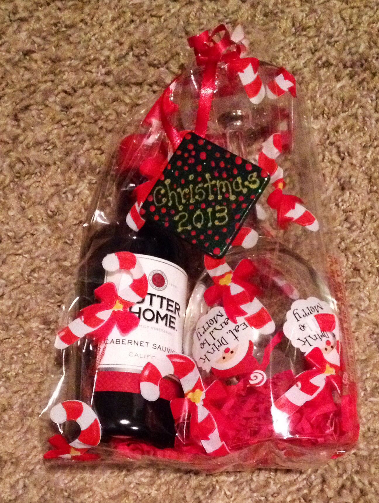 Staff Holiday Gift Ideas
 Christmas Employee Gifts wine glass dollar store sutter