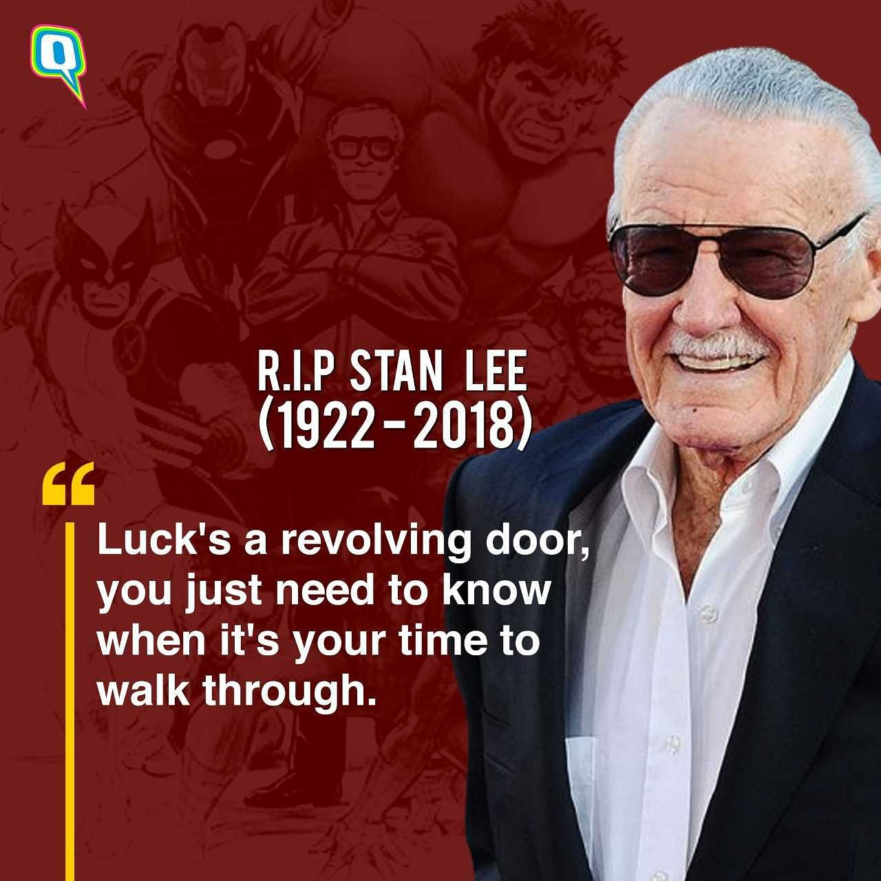 Stan Lee Inspirational Quotes
 Stan Lee Inspirational Quotes Best From the Godfather of