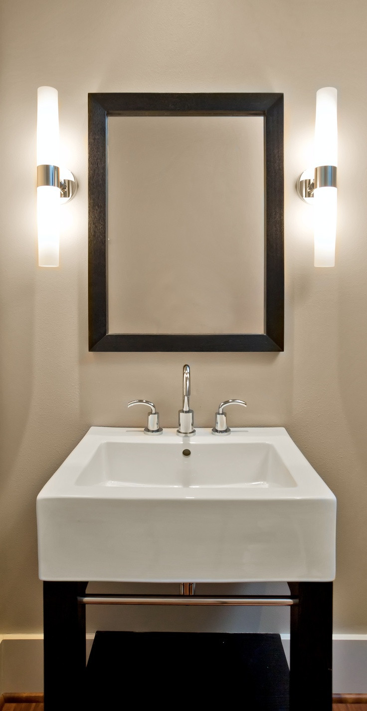 Standalone Bathroom Sink
 Modern Bathroom with stand alone sink Modern