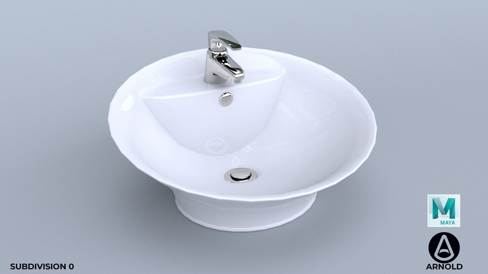 Standalone Bathroom Sink
 Standalone Bathroom Sink 3D model