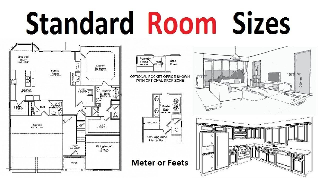 Standard Bedroom Dimensions
 Standard room sizes for Plan development