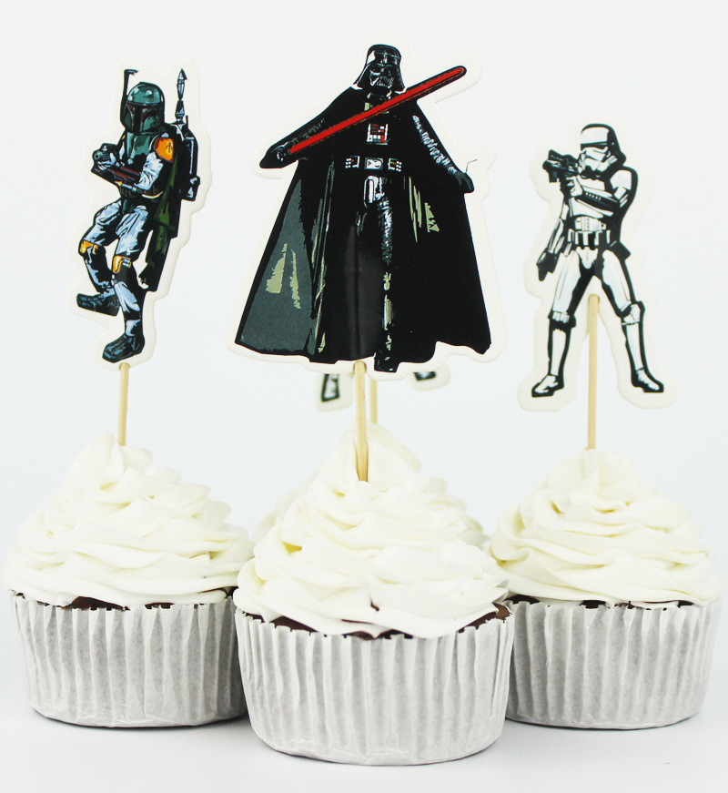 Star Wars Birthday Cake Toppers
 24pcs lot cake toppers birthday cake Star Wars Party