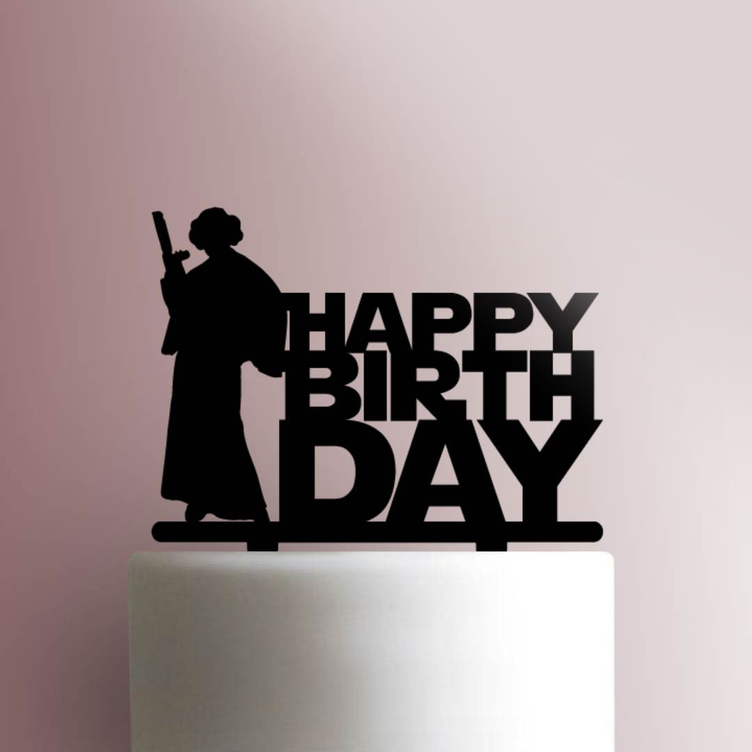 Star Wars Birthday Cake Toppers
 Star Wars Leia Happy Birthday 225 732 Cake Topper