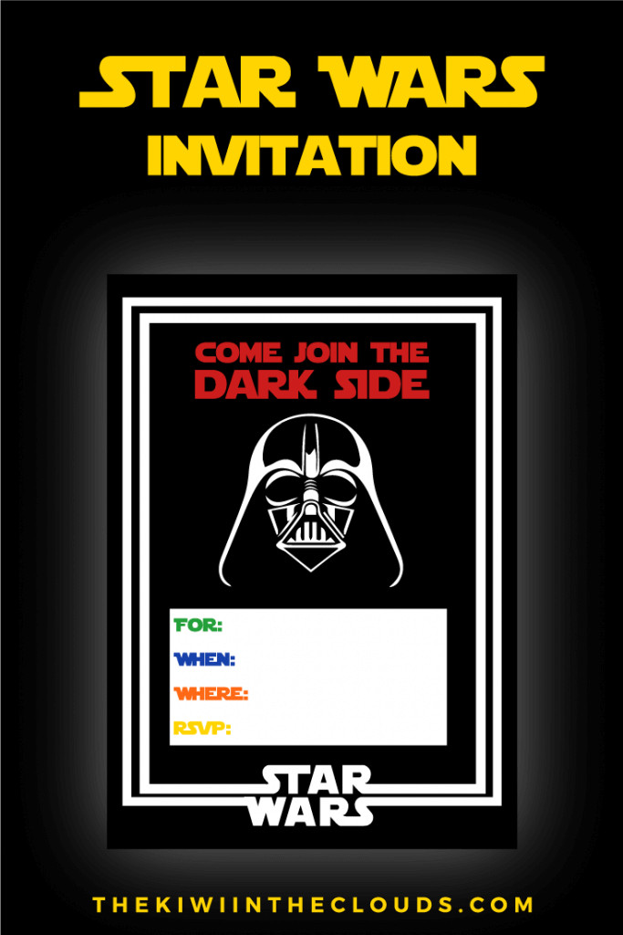 Star Wars Birthday Invitations Printable
 The Best Star Wars Party Ideas Happiness is Homemade