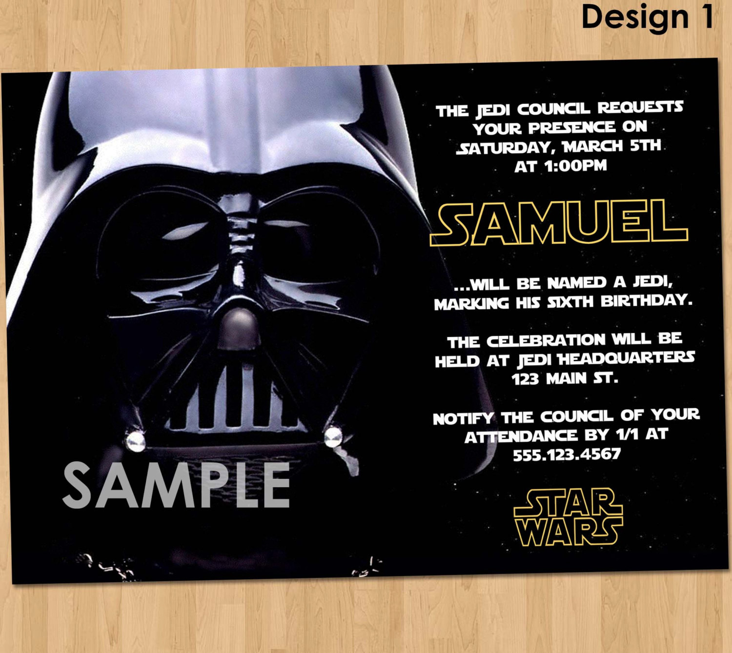 Star Wars Birthday Invitations Printable
 FREE Star Wars Birthday Invitations – Bagvania