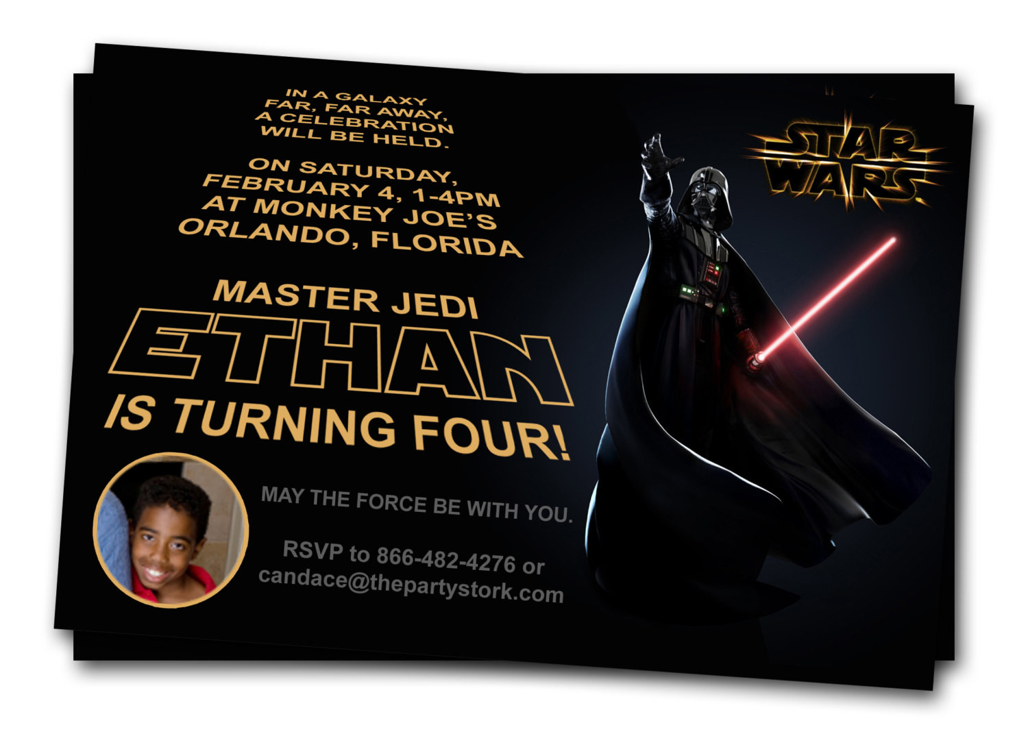 Star Wars Birthday Invitations Printable
 Free Printable Star Wars Birthday Invitations Template